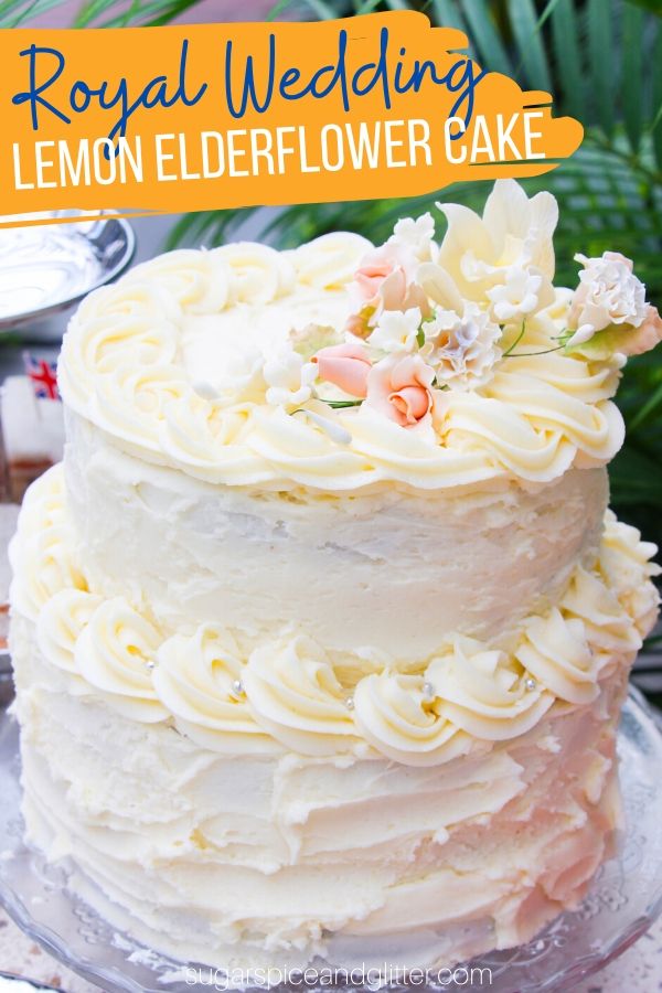 If you love lemon desserts, you are going to love this Lemon Elderflower Cake inspired by the Royal Wedding Cake. Tart, sweet and perfectly balanced, it's perfect for any special occasion