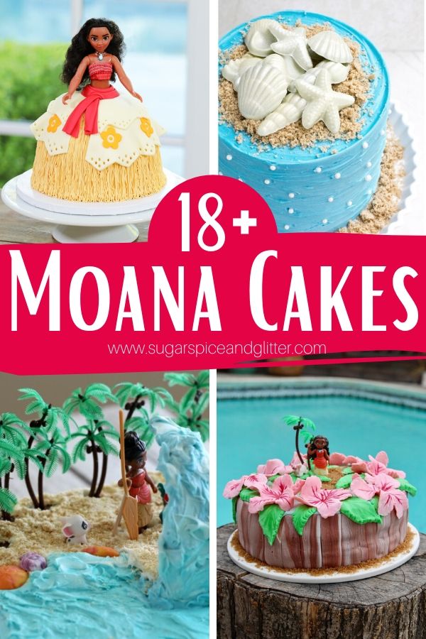 18 of the BEST Moana Cake Ideas - from simple slab cakes to ornate show-stoppers, you will find the perfect cake for your Moana party here!