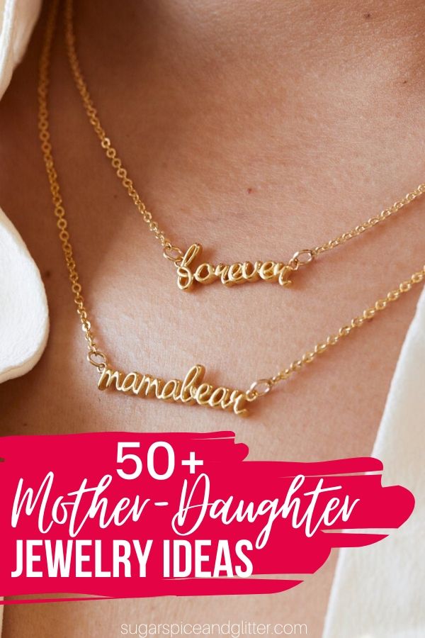 These gorgeous Mother-Daughter Jewelry gifts are such a timeless gift, whether for Mother's Day, a birthday, graduation or just a special way to celebrate your bond