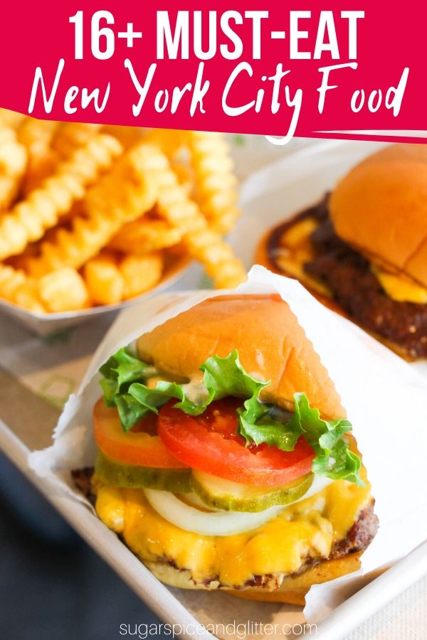 Planning a NYC trip? Here is all of the food you must try while in New York City - from classics to overlooked essentials. We also have a printable checklist so you can ensure you don't skip a single must eat NYC food!