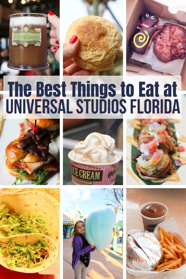 The Best Things to Eat and Drink at Universal Studios Florida, plus a free printable checklist to take with you to the park so you don't miss a single one!