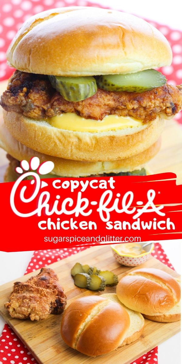 Love Chickfila? These Copycat Chickfila Chicken Sandwiches are the perfect DIY version of their classic fried chicken sandwich, complete with homemade Chickfila sauce!