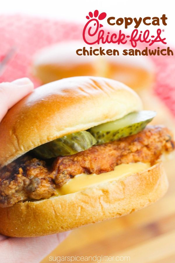 Skip the drive-thru and make these homemade Chickfila Chicken Sandwiches at home, the perfect copycat recipe for their famous fried chicken sandwiches plus a homemade Chickfila sauce. Perfect for BBQs, tailgating or a Friday night treat