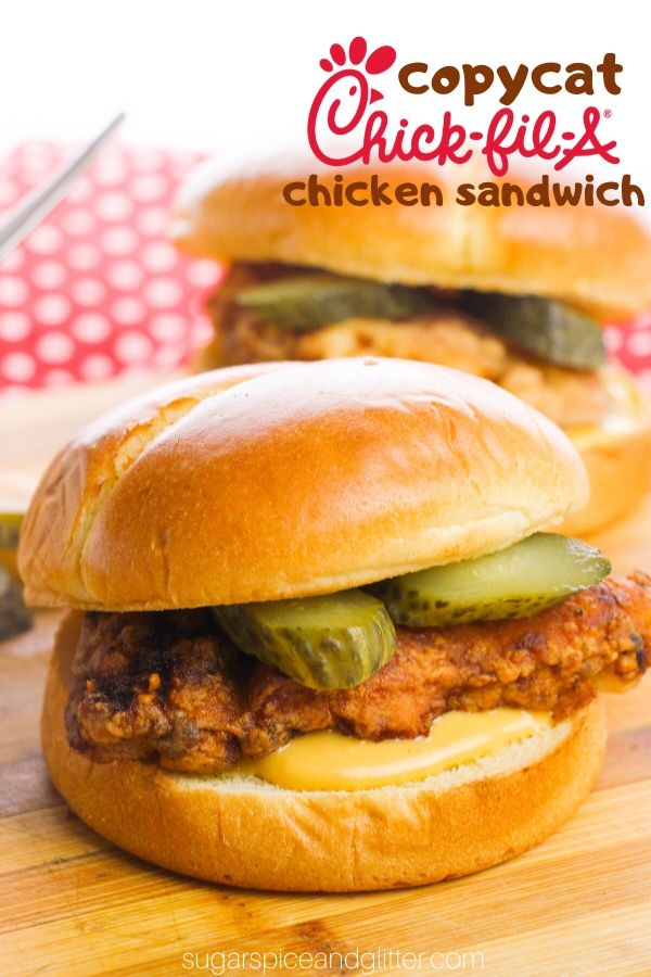 Love Chickfila? These Copycat Chickfila Chicken Sandwiches are the perfect DIY version of their classic fried chicken sandwich, complete with homemade Chickfila sauce!