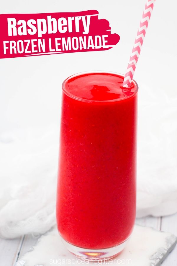 Healthy Raspberry Frozen Lemonade
