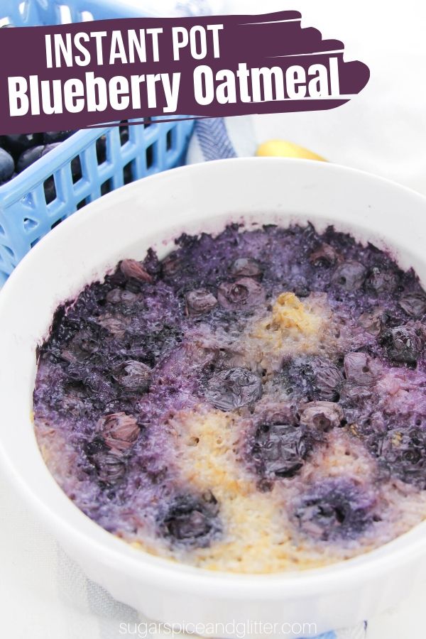 Instant Pot Blueberry Oatmeal