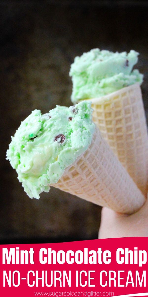 How to make mint chip ice cream without a machine. A creamy vanilla-mint ice cream speckled with hints of chocolate chips, perfect for the mint chocolate fan in your home. Less than 10 minutes active prep time