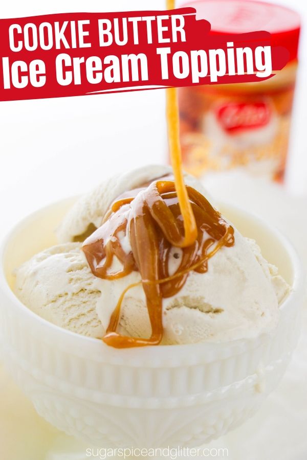 Cookie Butter Ice Cream Topping