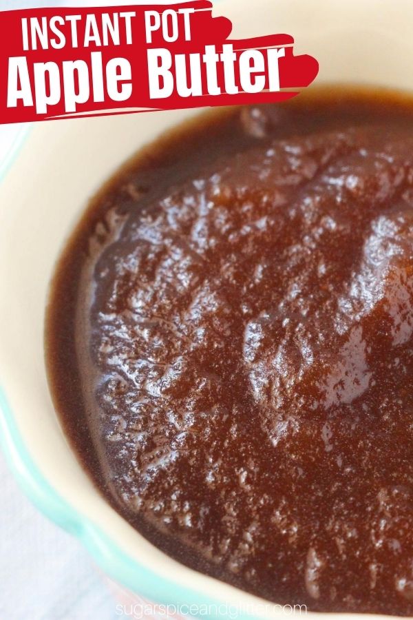 A thick, sweet and scrumptious apple butter made completely in the Instant Pot. Elevate your fall baking with this delicious apple butter - can be used as an ingredient or topping in your favorite fall baked goods