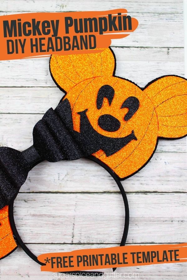 DIY Mickey Pumpkin Headband