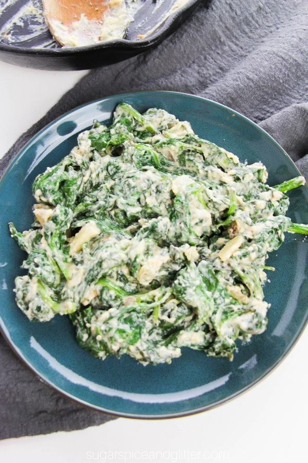 Steakhouse Creamed Spinach ⋆ Sugar, Spice and Glitter