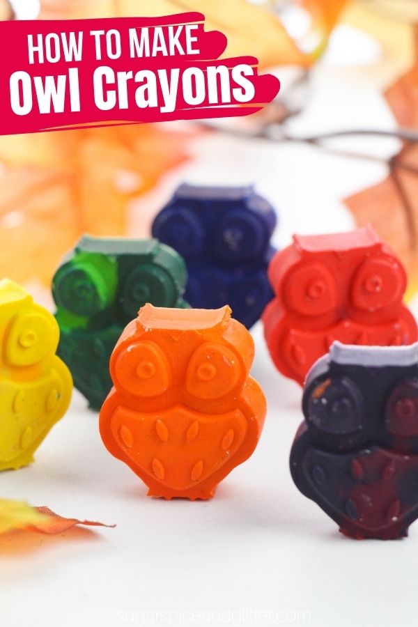 Owl Crayons (with Video)