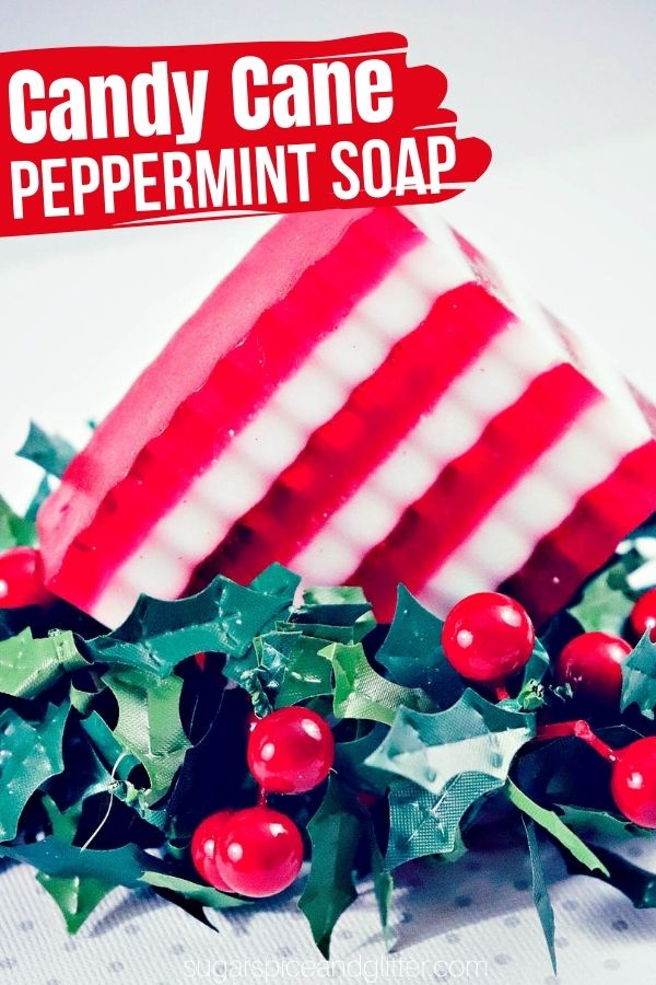 Layered Peppermint Soap Bar (with Video)