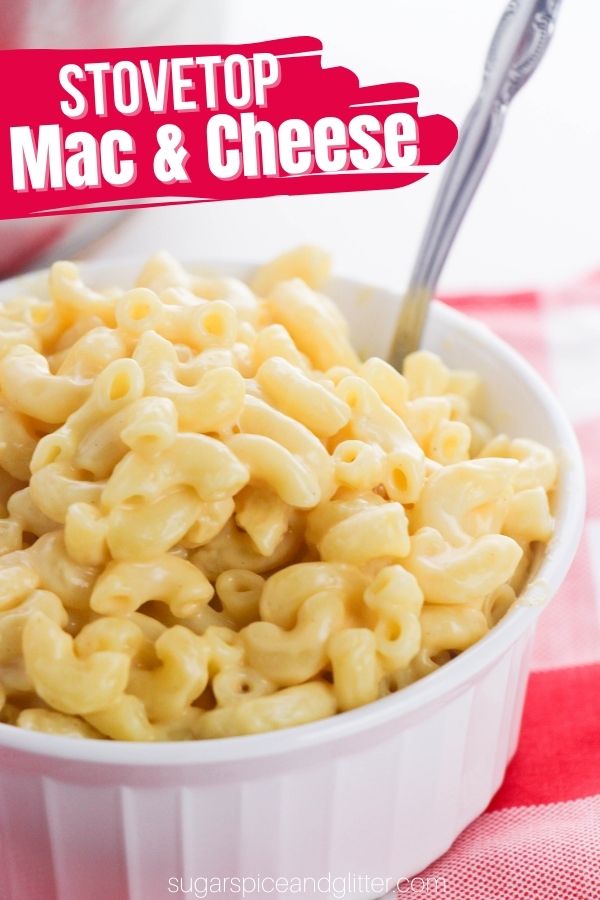 A creamy, luxurious stovetop mac and cheese with three cheeses and a hit of seasoning. This easy mac and cheese takes just 10 minutes more to make than a boxed mac but tastes worlds above - it's perfect for everything from a weeknight family meal to entertaining friends.
