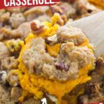 Southern Sweet Potato Casserole with Pecan Topping