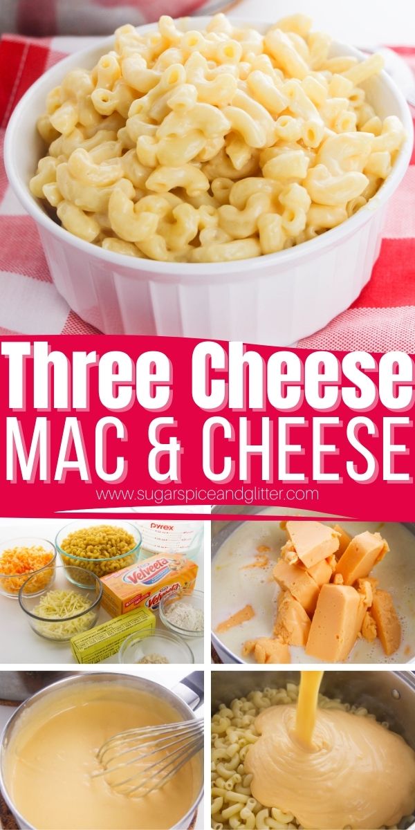 How to make the best stovetop mac and cheese with three cheeses and a hit of seasoning. The perfect easy mac and cheese recipe for those who want creamy, cheesy mac without spending an hour in the kitchen