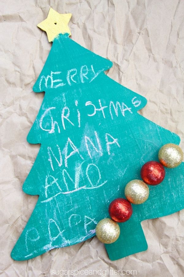 Christmas Tree Chalkboard