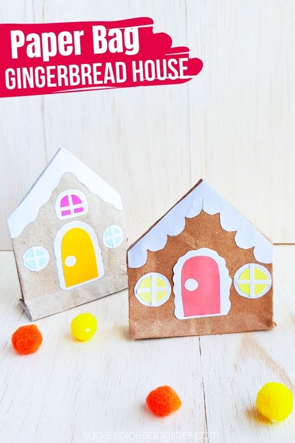 Paper Bag Gingerbread House