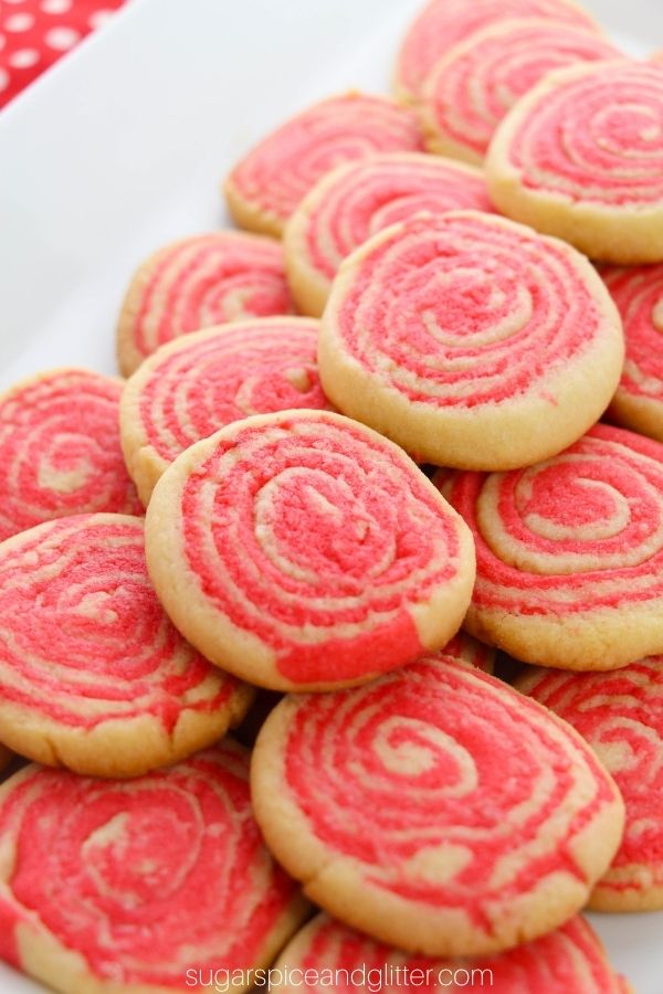 Peppermint Pinwheel Cookies