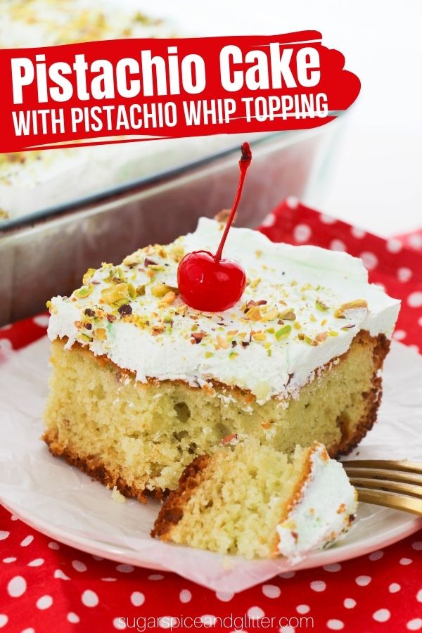 Pistachio Pudding Cake (with Video)