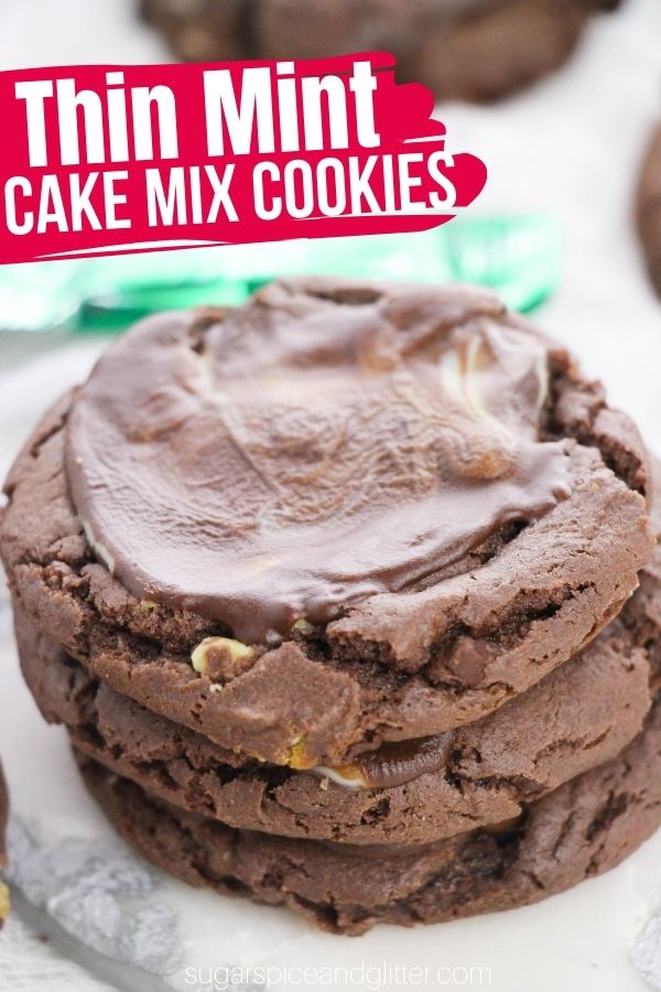 Andes Mint Cake Mix Cookies (with Video)