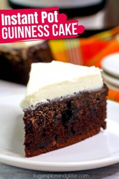 Instant Pot Guinness Cake with Bailey’s Frosting
