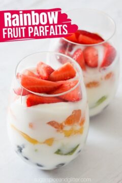 Rainbow Fruit Yogurt Parfaits (with Video)