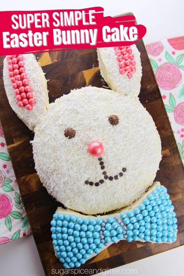 Easy Easter Bunny Cake (with Video)