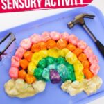 Rainbow Smash Sensory Activity for Kids (with Video)