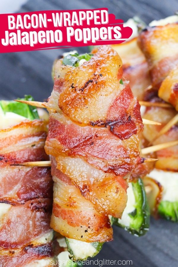 Bacon Wrapped Jalapeño Poppers