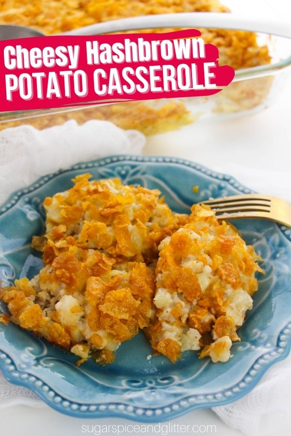 Cheesy Hashbrown Potato Casserole (with Video)