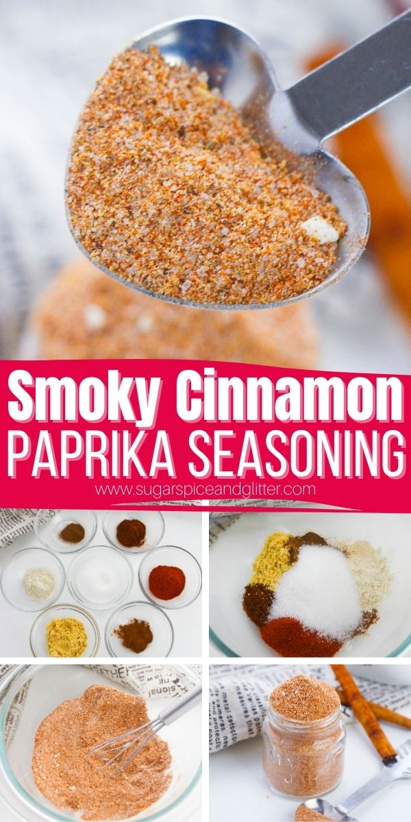 How to make HelloFresh's Smoky Cinnamon Paprika seasoning, a delicious way to impart a smoky sweet flavor profile to your favorite pork dishes or roasted veggies