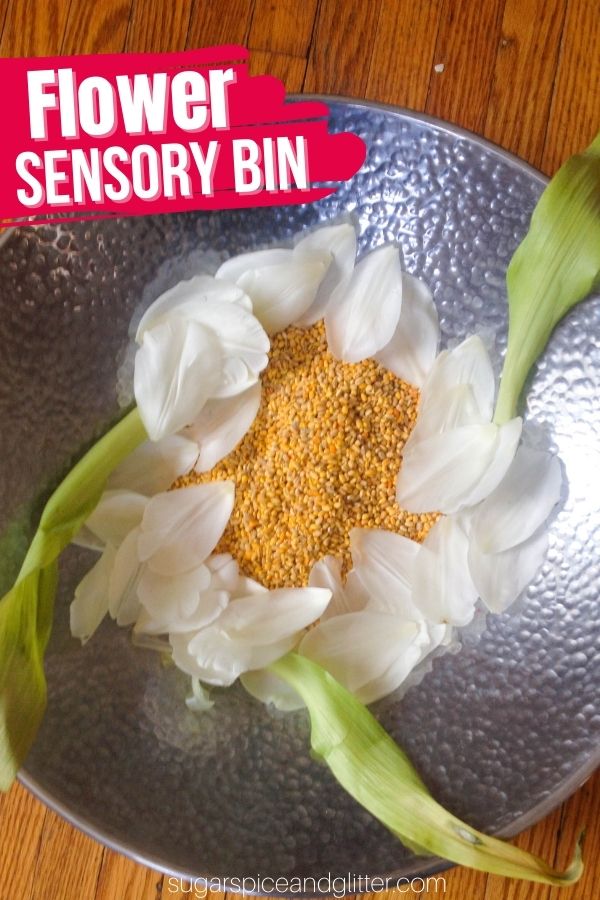 Flower Sensory Bin
