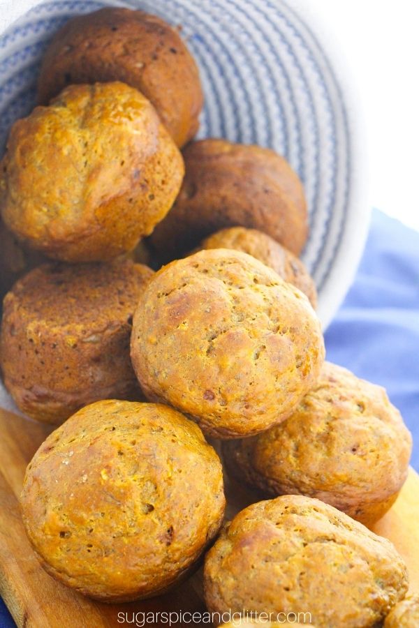 Healthy Banana Muffins (with Video)