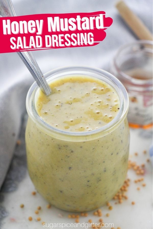 Honey Mustard Salad Dressing (with Video)