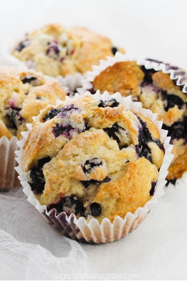 Jumbo Blueberry Muffins (with Video) ⋆ Sugar, Spice and Glitter
