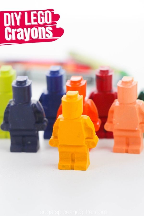 Lego Man Crayons (with Video)