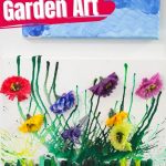 Flower Melted Crayon Art (with Video)