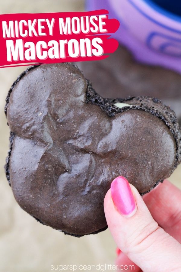 Cookies and Cream Mickey Macarons (with Video)