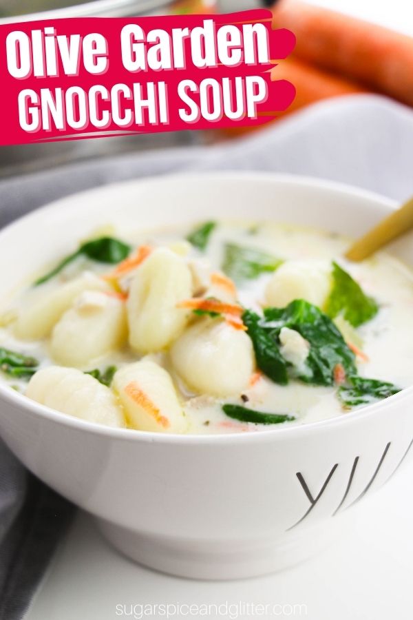 Olive Garden Chicken Gnocchi Soup (with Video)