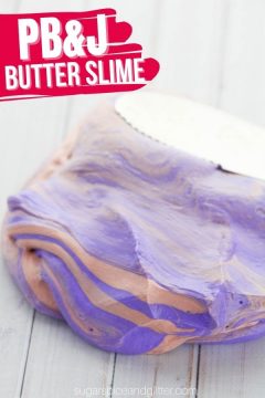 Peanut Butter & Jelly BUTTER Slime (with Video)