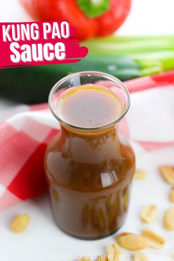 Kung Pao sauce balances bold, savory depth with a quick hit of sweetness and a gentle tang that lingers on the palate. Soy sauce forms the backbone, while rice vinegar sharpens the edges and sesame oil adds a toasted finish. When heated, the cornstarch transforms the mixture into a glossy coating that clings to chicken, shrimp, or crisp vegetables, giving each bite a lacquered, restaurant-style finish.
