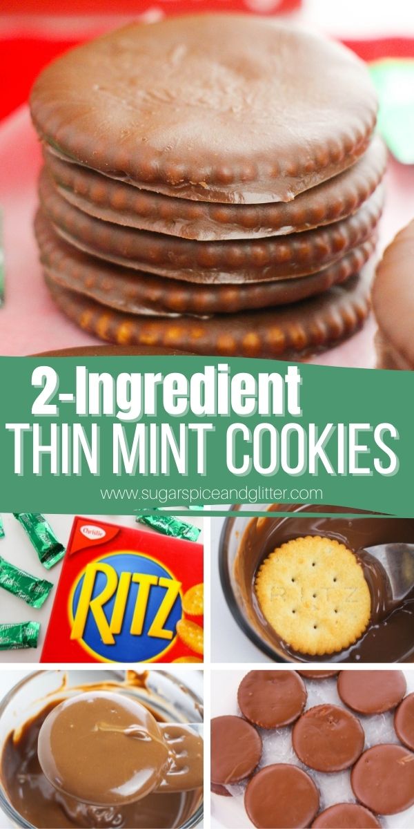 These Homemade Thin Mint Cookies are crunchy, buttery, mint-chocolate cookies with just a hint of salt that nicely amps up the chocolate flavor. The perfect no-bake cookie recipe to make with the kids.