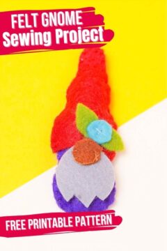 Felt Gnome Sewing Pattern (with Video)
