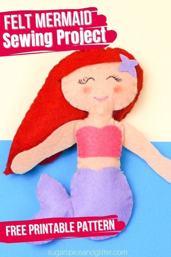 Felt Mermaid Sewing Project (with Video)