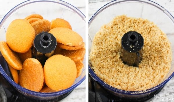 in-process images of how to make rum balls