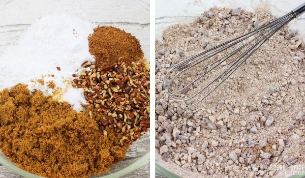 in-process images of how to make rum balls