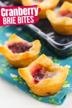 Cranberry Brie Bites