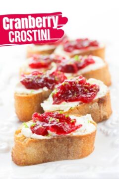 Cranberry Crostini