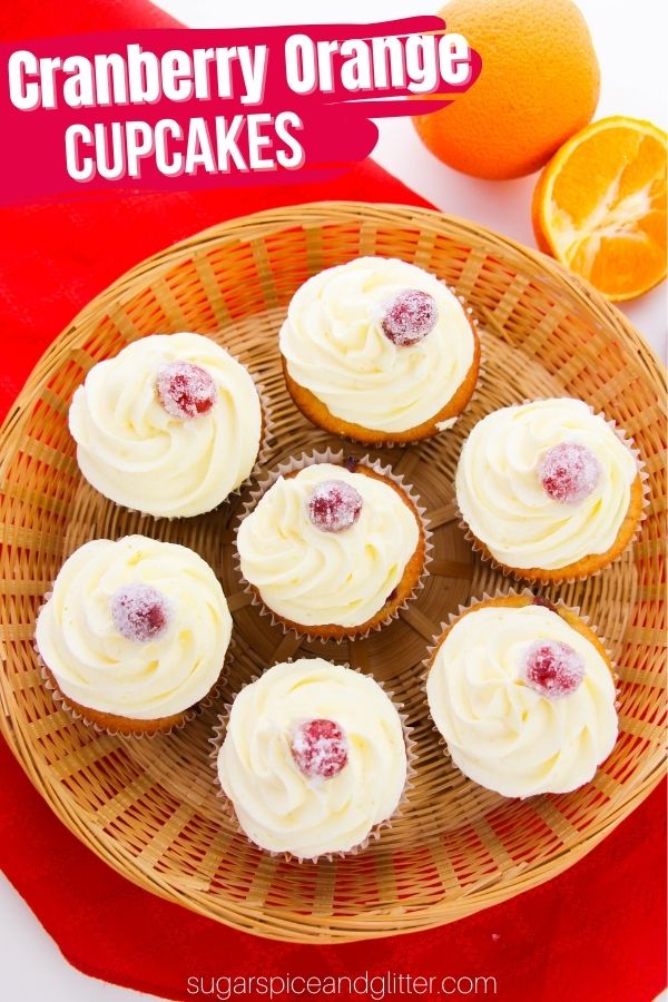 Orange Raspberry Cupcake Cranberry Orange Cupcakes ⋆ Sugar, Spice and Glitter